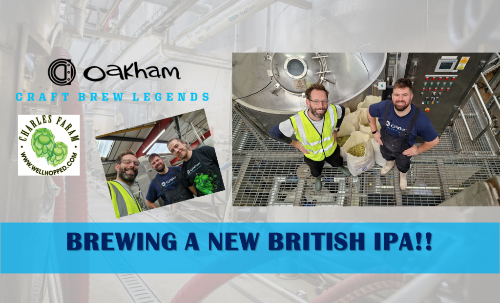 Oakham Ales team at the brewery site