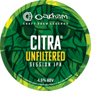 Citra Unfiltered Session IPA pump clip